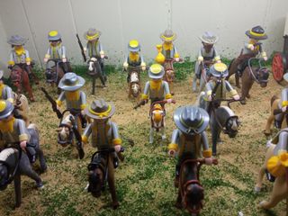 Playmobil caballería sudista