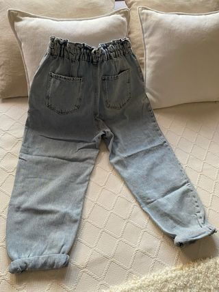 Pantalón vaquero baggy Zara Talla 40