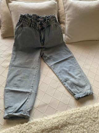 Pantalón vaquero baggy Zara Talla 40