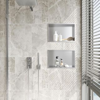 Estante Ducha Acero Inox Neodrain 45x30cm