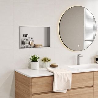 Estante Ducha Acero Inox Neodrain 45x30cm