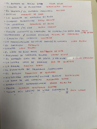 Lote de libros antiguos muy famosos