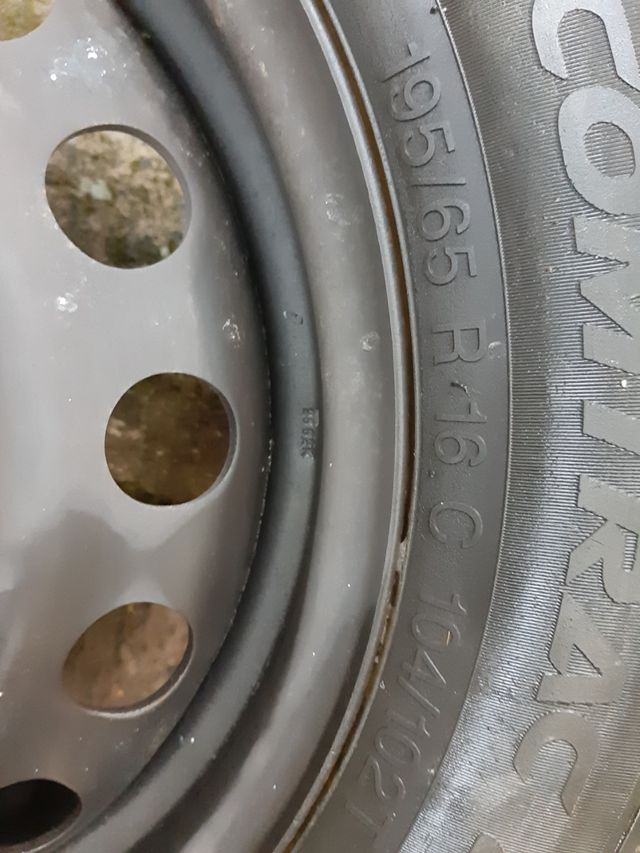 Llantas Acero 16" Mercedes Benz