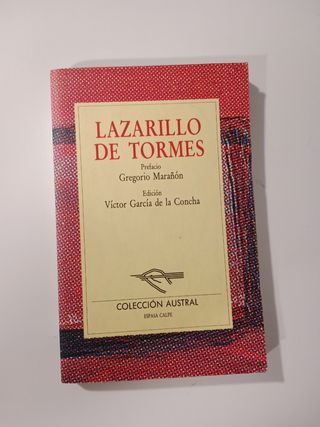 Lazarillo de Tormes. Colección Austral 