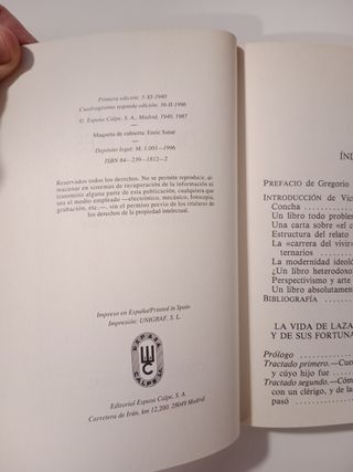 Lazarillo de Tormes. Colección Austral 