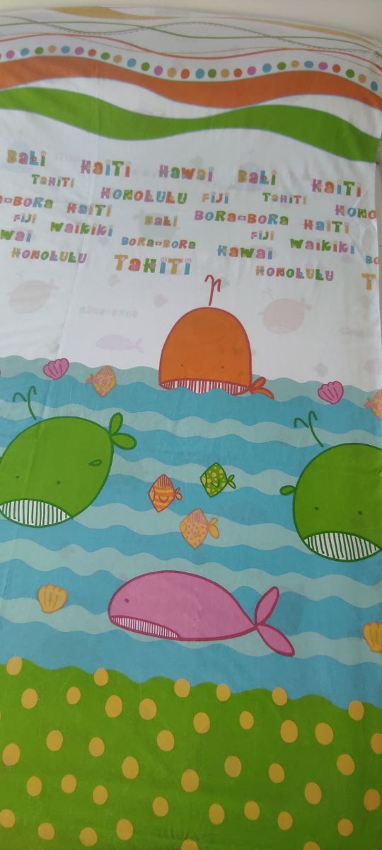 Funda Nórdica Infantil Ballenas y Peces