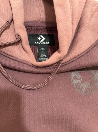 Sudadera Converse Rosa Talla L