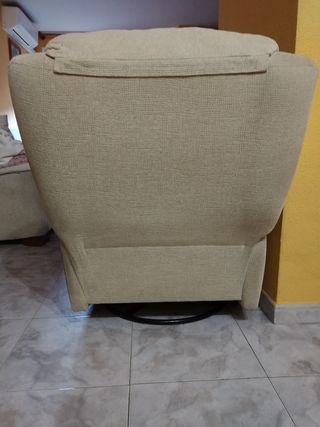 Sofá relax 1 plaza giratorio