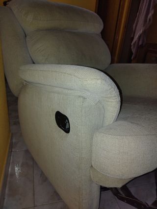 Sofá relax 1 plaza giratorio