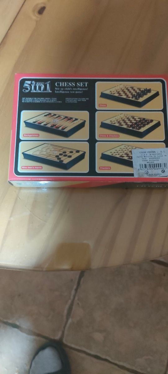 Juego de mesa 5 en 1