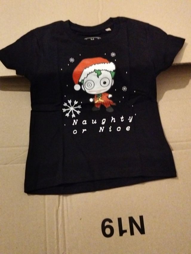 Camiseta Batman Navidad 6 años