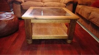 Conjunto Mesa y Sillas Mexicanas Palisandro