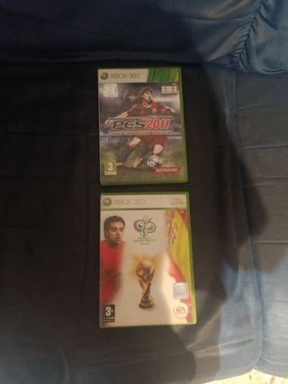 Juegos XBOX 360 PES 2011 y FIFA World Cup 2006