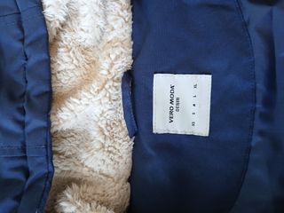 Abrigo acolchado azul