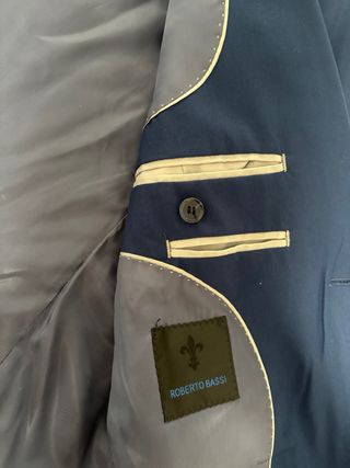 Traje Roberto Bassi Azul