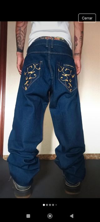 Vaqueros Baggy Jnco bordados
