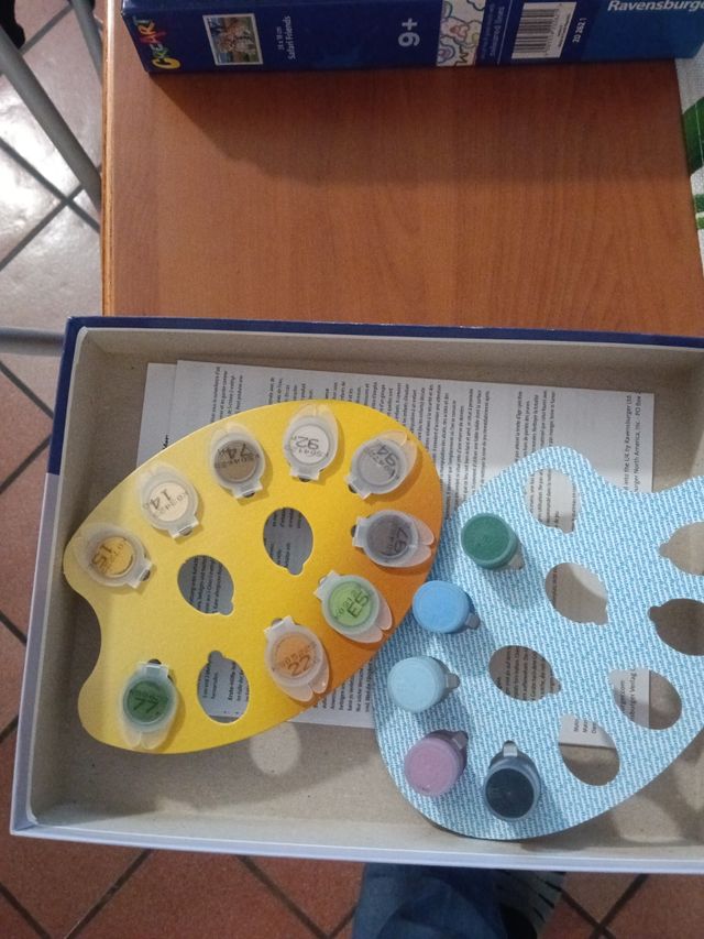 2 Giochi Creativi + 12 Tempere Olio nuove 