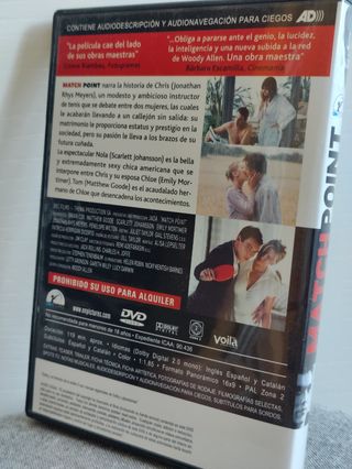 Lote 6 DVDs: Alatriste, El Padrino III, Match Poin