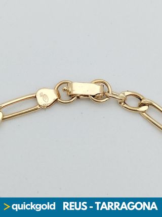 035-05-00638 PULSERA ORO DE 18K BILBAO 19CM