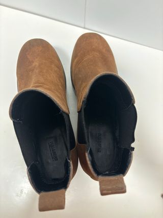 Botines marrones con plataforma