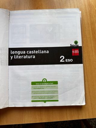 Lengua castellana y literatura. 2 ESO. Savia