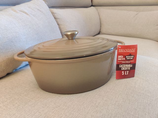 Casseruola cocotte Brandani in ghisa, nuova