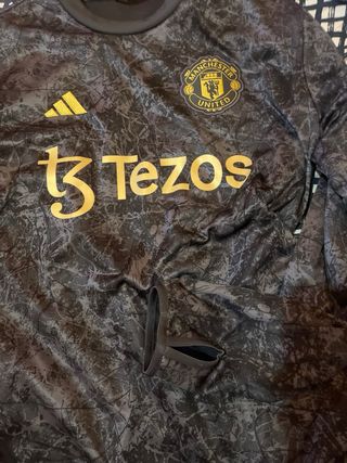 Sudadera Manchester United Adidas Negra