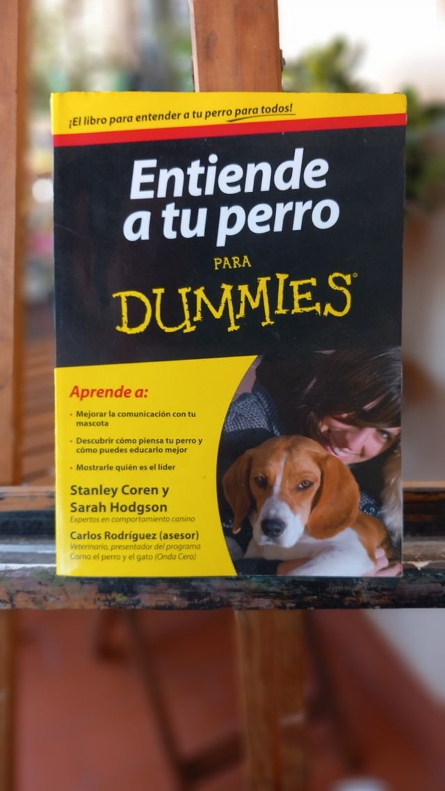 2 libros.Entiende a tu perro para DUMMIES/El perro