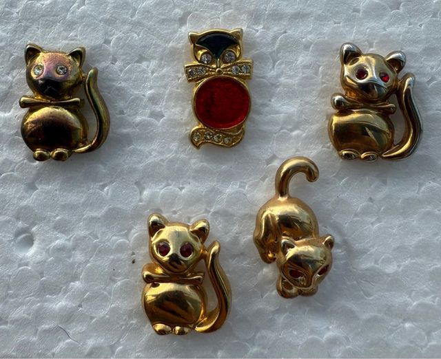 Lote 5 Pin Gattini da Collezione