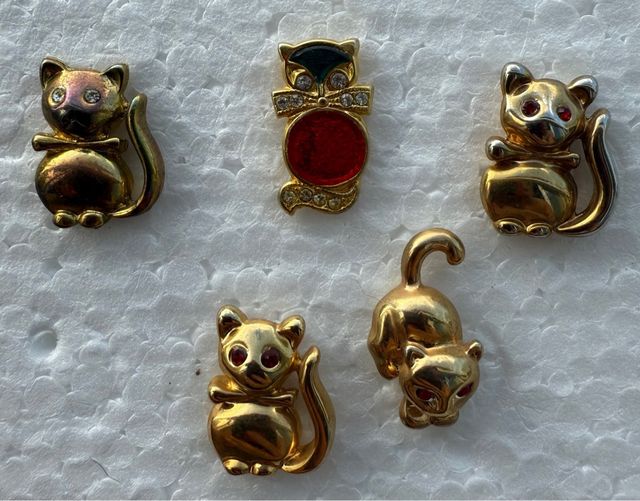Lote 5 Pin Gattini da Collezione