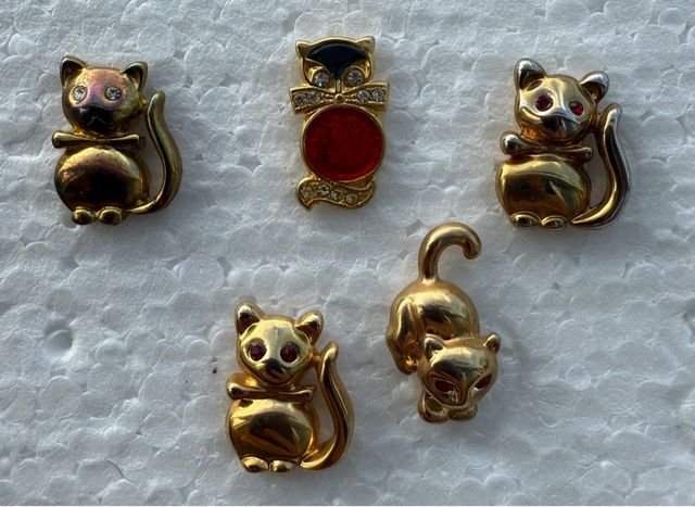 Lote 5 Pin Gattini da Collezione
