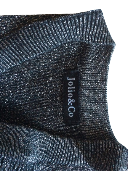 Vestido brillante elástico