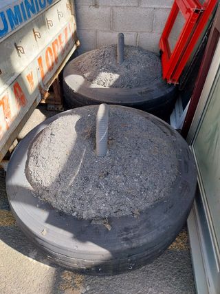 Muerto de hormigón para fondeo de barcos