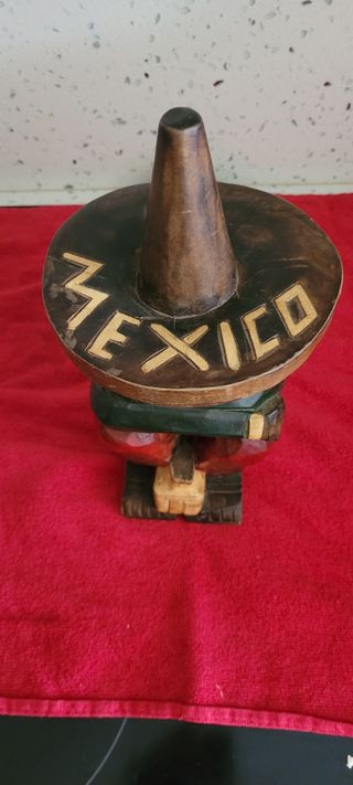 Figura madera tallada mexico