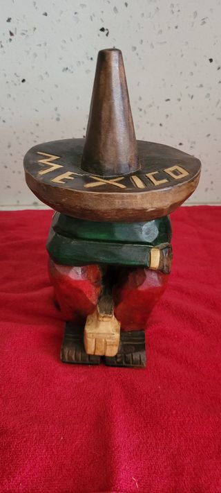Figura madera tallada mexico
