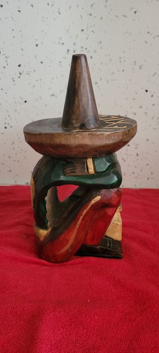 Figura madera tallada mexico