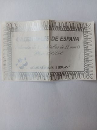 Lote 8 Medallas Catedrales de España Plata