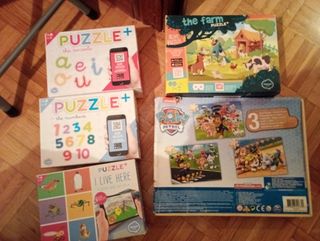 Puzzles infantiles  a partir de 2 años, aprendizaj
