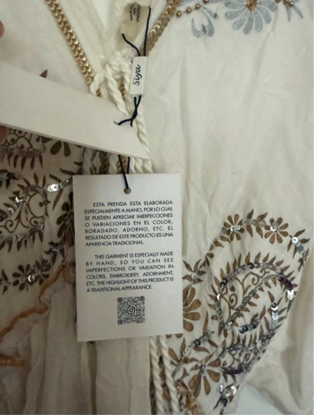 Precioso vestido pedrería