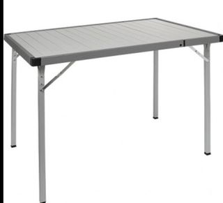 Mesa de camping extensible de metal