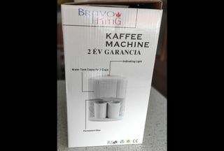 Cafetera Eléctrica Bravo King 2 Tazas - Nueva