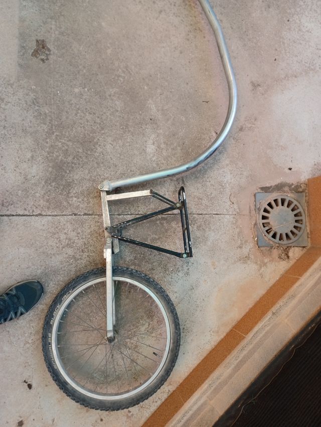 Portaequipajes aluminio para bicicleta