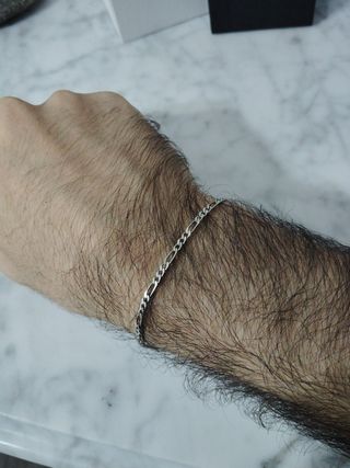 Pulsera Plata de Ley 925 Figaro