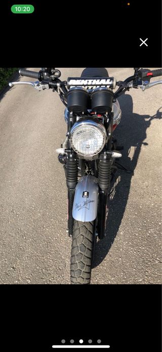 Moto Triumph Scrambler 900 edición steve mcqueen