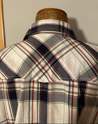 Camisa de cuadros multicolor