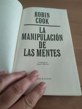 Libro La Manipulación de las Mentes - Robin Cook