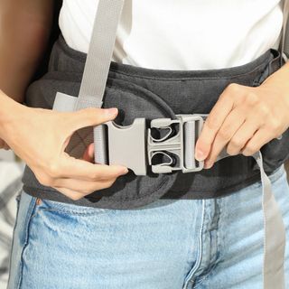 Portabebés ergonómico gris