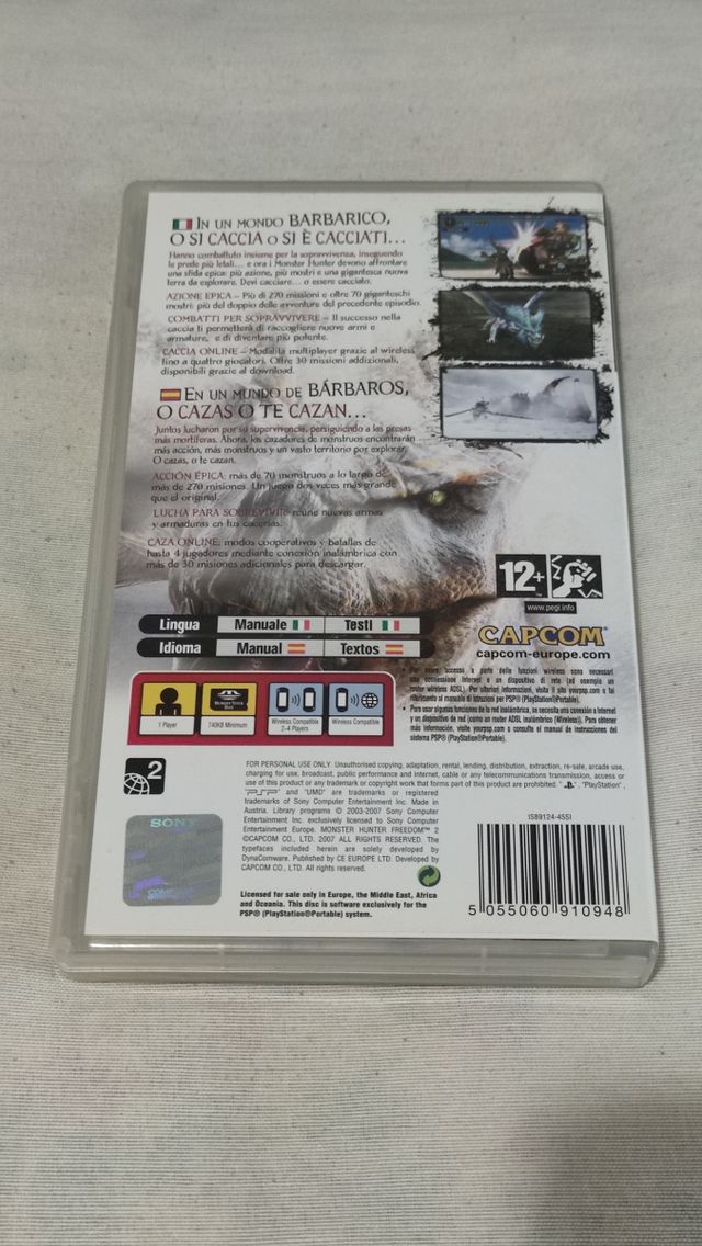 Monster Hunter Freedom 2 PSP Capcom
