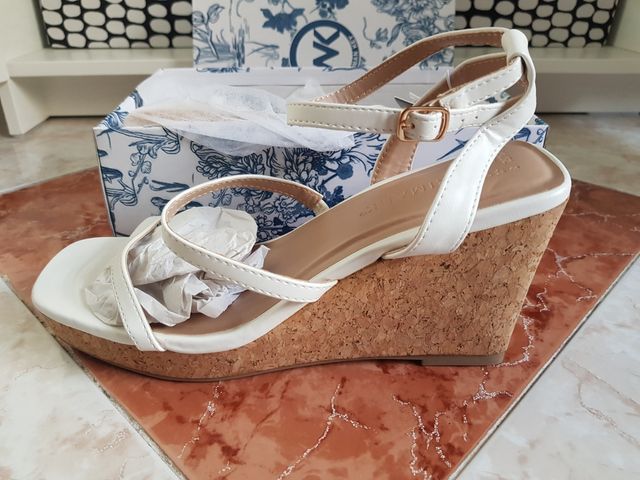 Cuñas blancas talla 41