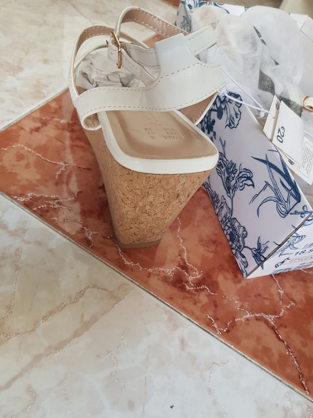 Cuñas blancas talla 41